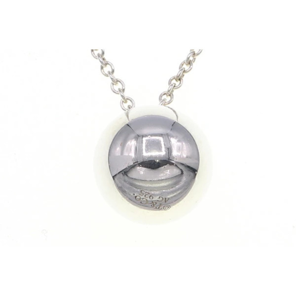 Tiffany Co Ball Necklace Sterling Silver Pendant Accessory View 2